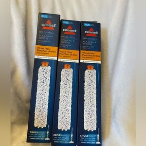 Bissell CrossWave Wood Floor Brush Roll qty 3